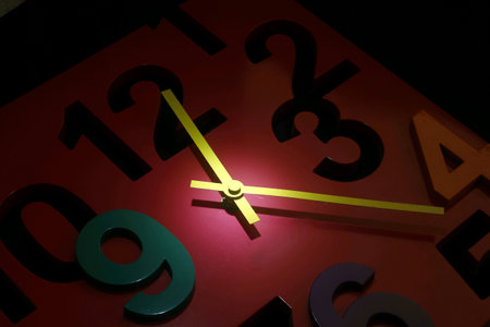 Colorful wall clock