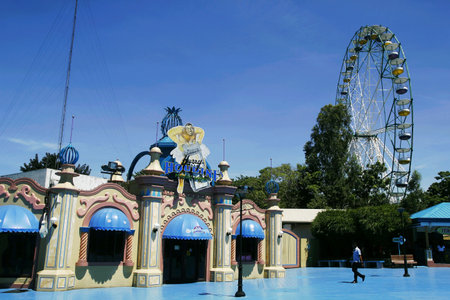 Enchanted Kingdom theme park in Laguna, Philippinesの素材