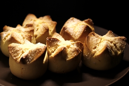 Freshly baked sweet bread known as Putok in the Philippinesの写真素材