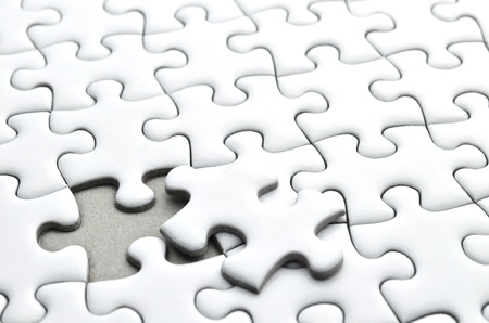 Jigsaw puzzleの写真素材
