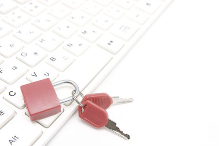 lock and key boardの写真素材