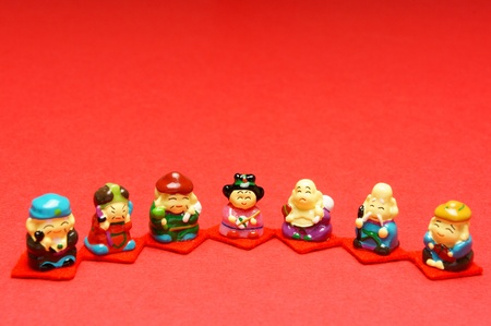 japanese god ,shichi-fuku-zinの写真素材