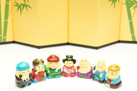 japanese god ,shichi-fuku-zinの写真素材