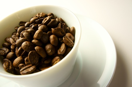 caffee and cupの写真素材