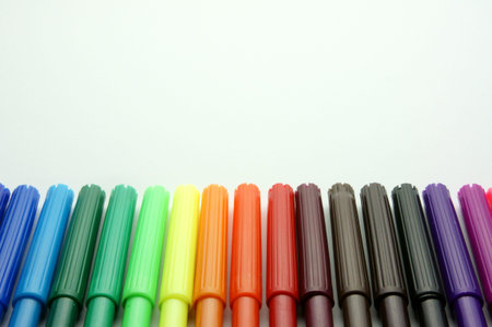 Set of felt-tip pens of different 