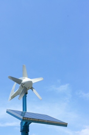 Power generation wind farmの写真素材