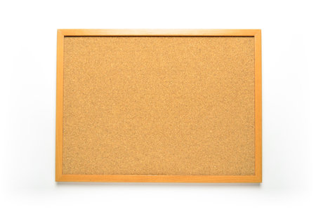 Cork board with wooden frame