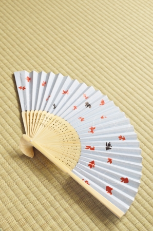 japanese fan  sensuの写真素材