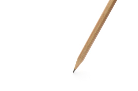 pencils on whiteの写真素材