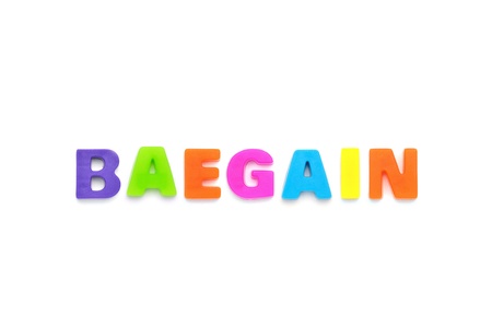 alphabet BAEGAINの写真素材