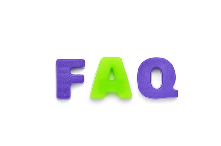 alphabet FAQの写真素材