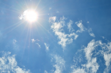 sunny skyの写真素材