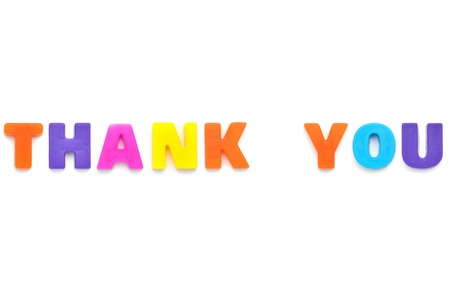 THANK YOUの写真素材