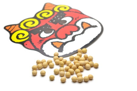 soy and japanese demonの写真素材