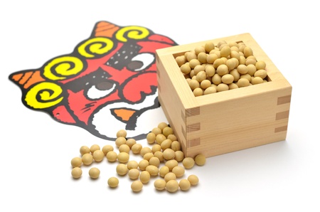 soy and japanese demonの写真素材