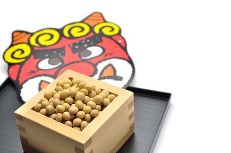 soy and japanese demonの写真素材