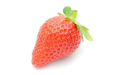 strawberry isolated on white backgroundの写真素材