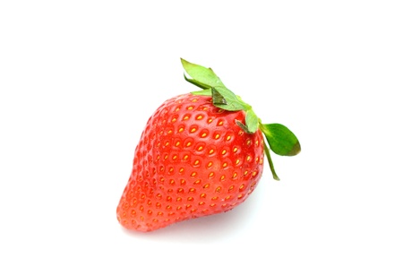 strawberry isolated on white backgroundの写真素材
