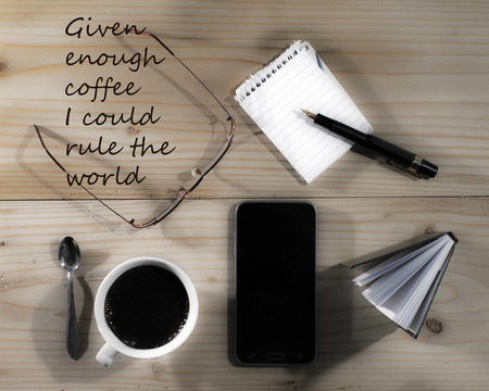 Coffe break - love coffee - office coffeeの写真素材