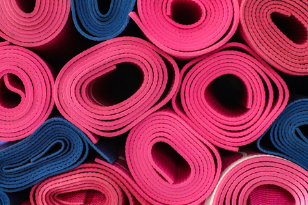 Yoga mats - fitness matsの写真素材