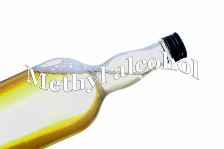 Methyl alcohol - alcohol poisoning - Dangerの写真素材