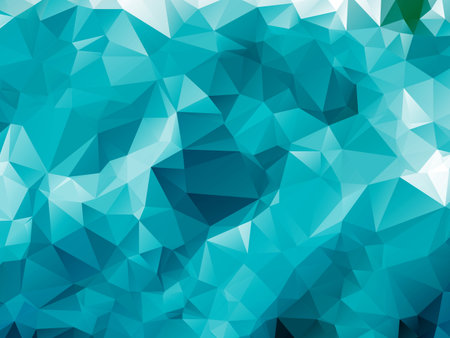 Decorative background with colorful polygon shapes vector