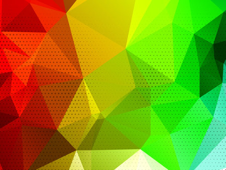 Modern colorful geometric polygon background vector