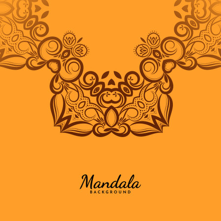 classic design mandala stylish background vectorのイラスト素材