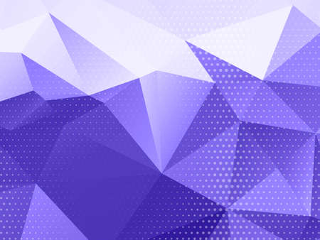 Abstract colorful triangular geometric crystal background vectorのイラスト素材