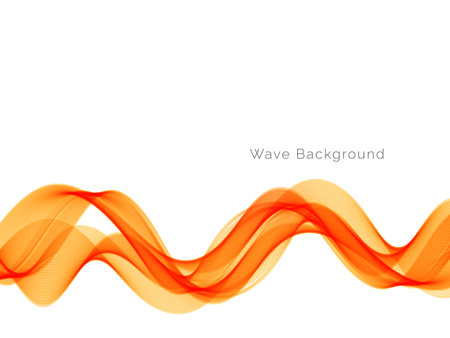 Modern decorative wave stylish dynamic background vector lines, illustration vectorのイラスト素材