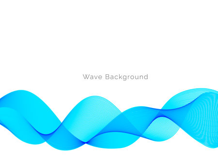Modern decorative wave stylish dynamic background illustration pattern vectorのイラスト素材