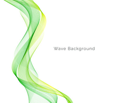 Abstract vector background with smooth stylish transparent color wave vectorのイラスト素材