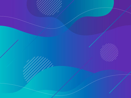 Abstract gradient geometric blue modern background pattern vectorのイラスト素材