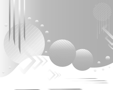 Abstract grey and white geometric stylish modern background designのイラスト素材