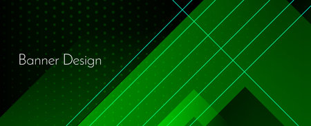 Modern stylish abstract geometric elegant banner pattern background vector