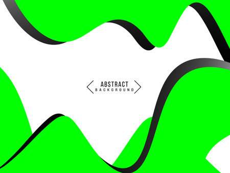 Abstract geometric wavy pattern green gradient with flowing motion design background patternのイラスト素材