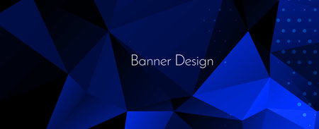 Modern stylish abstract geometric elegant banner pattern background vector