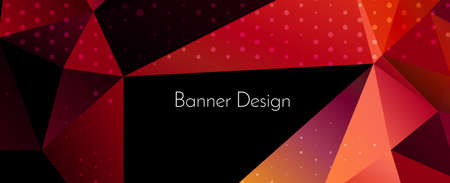 Abstract elegant geometric decorative design banner background vectorのイラスト素材