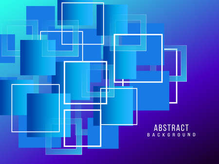 Abstract gradient with lines geometric blue modern shape background pattern vectorのイラスト素材