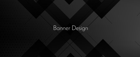 Dark geometric black abstract background elegent design pattern vectorのイラスト素材