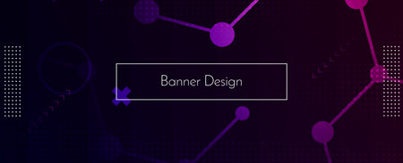 Abstract elegant geometric decorative design banner background vectorのイラスト素材