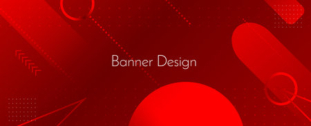 Abstract elegant geometric decorative design banner background vectorのイラスト素材