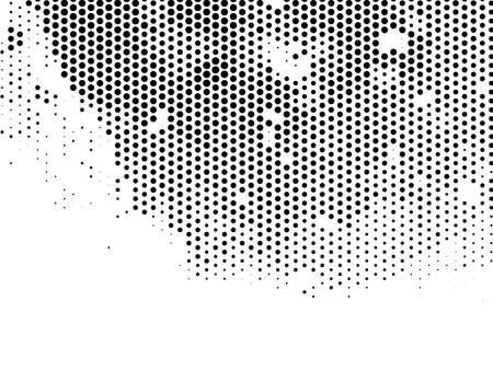 Abstract modern halftone pattern background vectorのイラスト素材