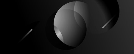 Dark geometric black abstract background elegent design pattern vector