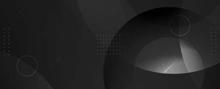 Dark geometric black abstract background elegent design pattern vectorのイラスト素材
