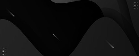 Dark geometric black abstract background elegent design pattern vectorのイラスト素材