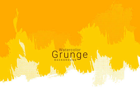 abstract yellow grunge texture backgroundのイラスト素材