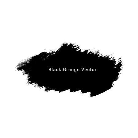 black grunge watercolor ink design backgroundのイラスト素材