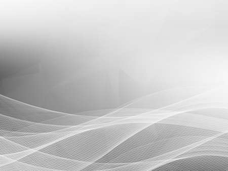 Abstract smooth stylish grey wave modern decorative shape background vectorのイラスト素材