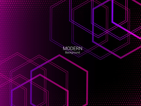 Abstract modern color geometric elegant lines illustration pattern background vectorのイラスト素材